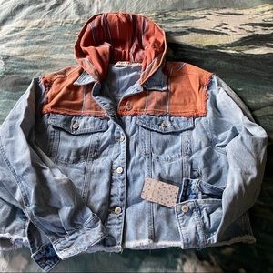 Free People Baja wash denim jacket